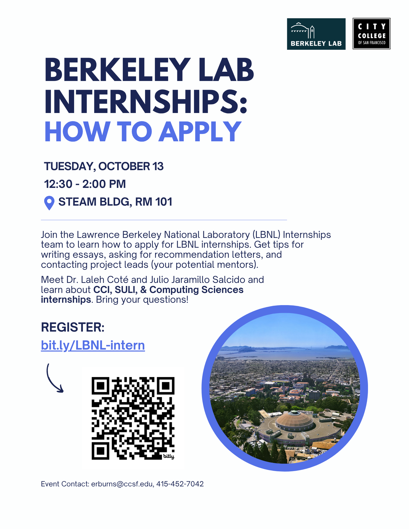 LBNL event flyer